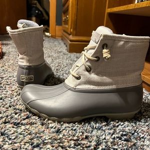 Sperry Duck Boots - women size 8